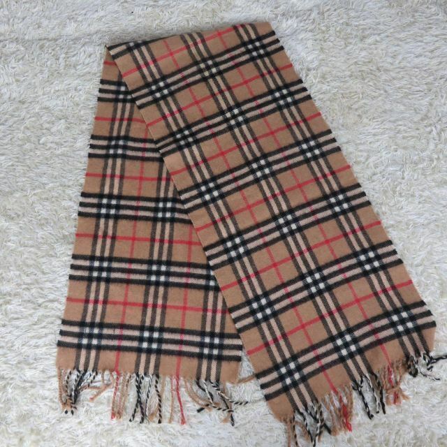 BURBERRY(バーバリー)の《美品》Burberry's バーバリーズ カシミヤ100% ノヴァチェック レディースのファッション小物(マフラー/ショール)の商品写真