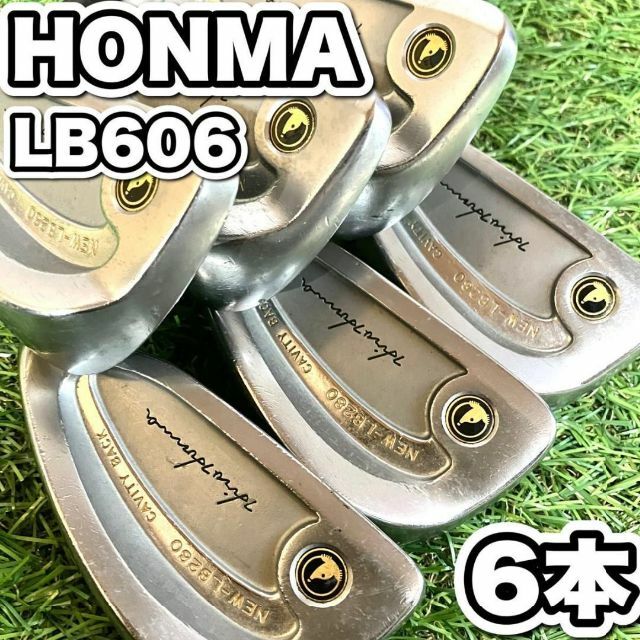 良品 HONMA LB606 メンズ アイアンセット 6本 ゴルフ 右 ホンマ-