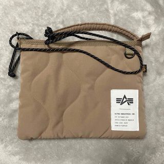 アルファインダストリーズ(ALPHA INDUSTRIES)のALPHA INDUSTRIES サコッシュ ショルダーバッグ キルティング(ショルダーバッグ)