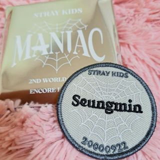 ストレイキッズ(Stray Kids)のスキズ ワッペン スンミン Seungmin ネームバッジ stay kidz(アイドルグッズ)