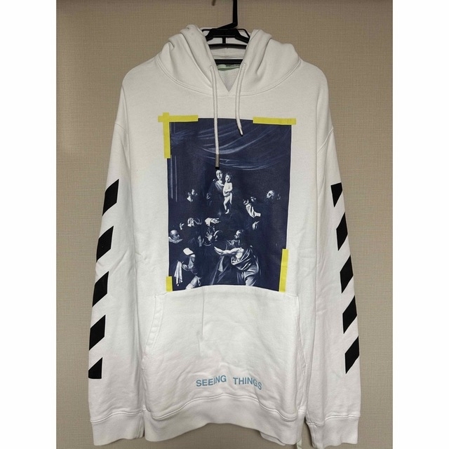 オフホワイト off-white パーカー XLサイズ
