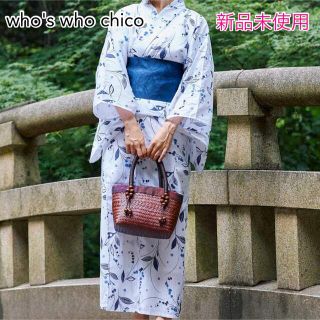 フーズフーチコ(who's who Chico)の未使用✨　who's who chico 浴衣　チコ　スズラン　花柄(浴衣)