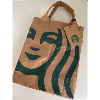 スターバックス(Starbucks)のクラフトペーパーショッパーS(ショップ袋)