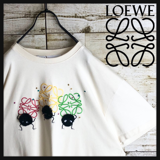 loewe ロエベ 千と千尋の神隠し コラボ ススワタリ Tシャツ 限定デザイン-