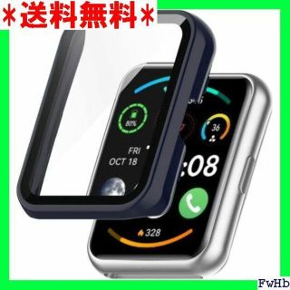 V For HUAWEI WATCH FIT2 専用ケース 防止 ブルー 246(モバイルケース/カバー)