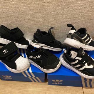 アディダス(adidas)のadidas アディダス　ベビー　シューズ　サンダル　3足セット　13cm(スニーカー)