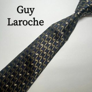 ギラロッシュ(Guy Laroche)のギ・ラロッシュ Guy Laroche ネクタイ シルク ゴールド 総柄 金色(ネクタイ)