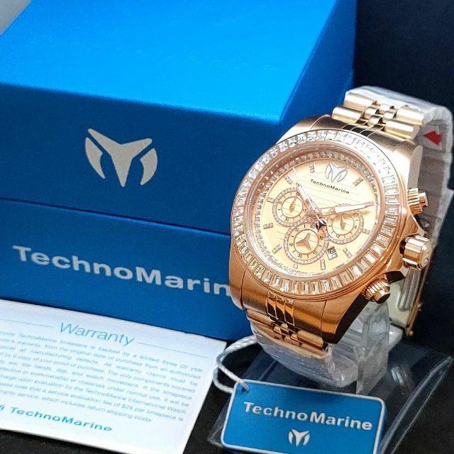 【ゴージャス!】Techno Marine/テクノマリーン/メンズ腕時計/激レア