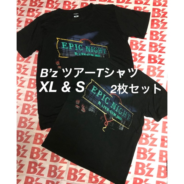 B’z Tシャツ XL S ペア ライブグッズ EPIC NIGHT 黒 限定