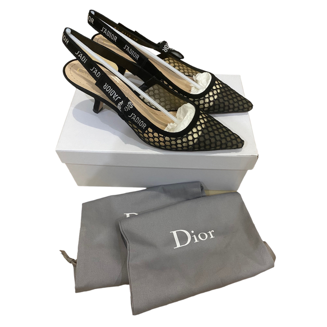 Dior リボンメッシュパンプス | www.modernroofing.net