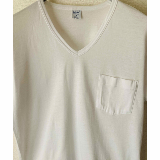 gicipi(ジチピ)の【未使用】gicipi Vネック カットソー Tシャツ メンズのトップス(Tシャツ/カットソー(半袖/袖なし))の商品写真