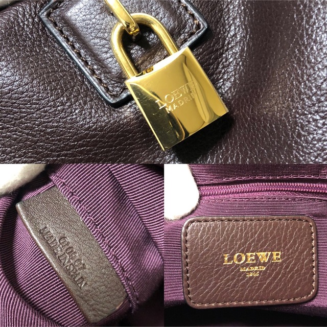 LOEWE(ロエベ)の【美品】LOEWE ロエベ  アメ　アナグラムハンドバッグボストンバッグ2way レディースのバッグ(ハンドバッグ)の商品写真