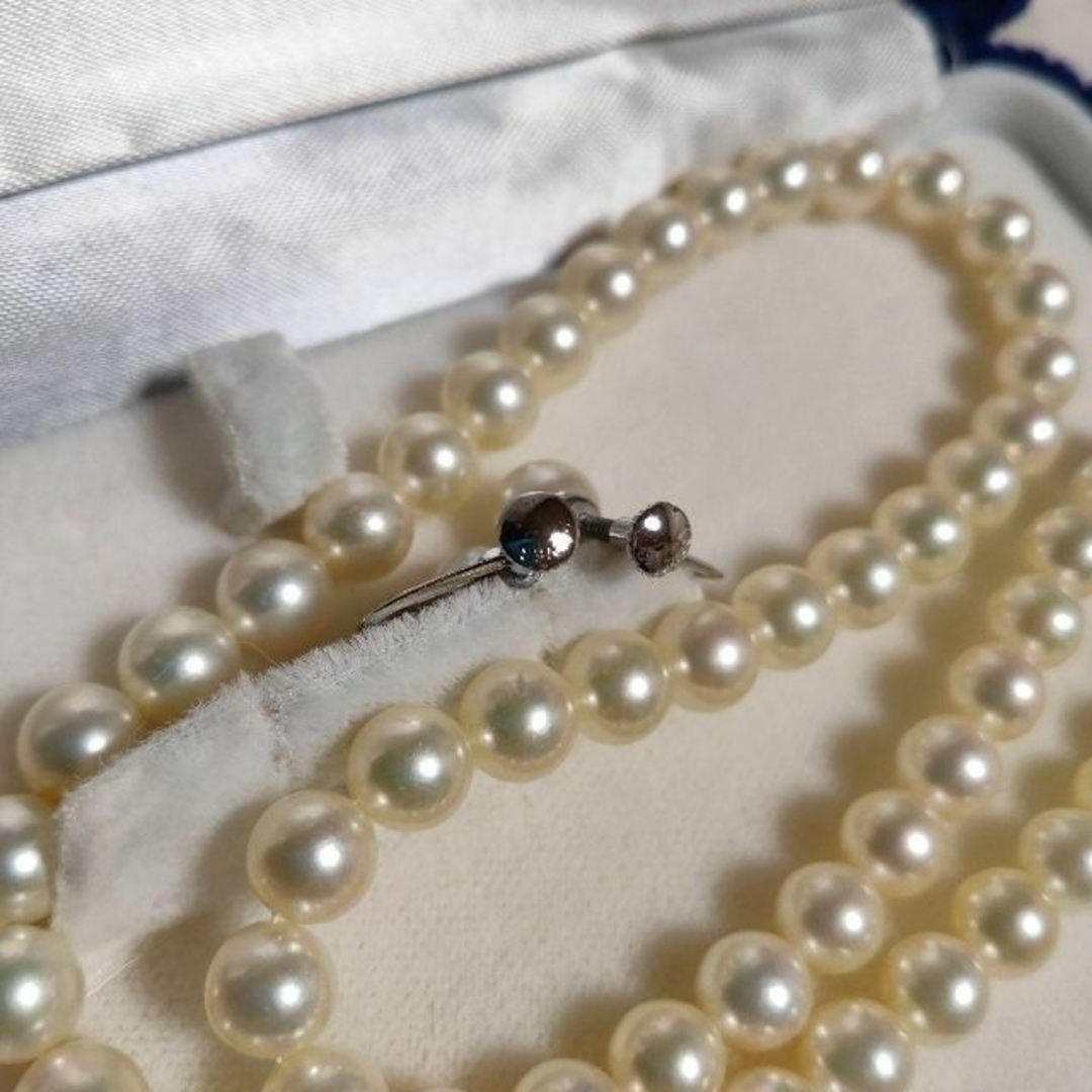 ✨良品✨本真珠 あこやパール ネックレス サイズ 6mm-7mm  冠婚葬祭