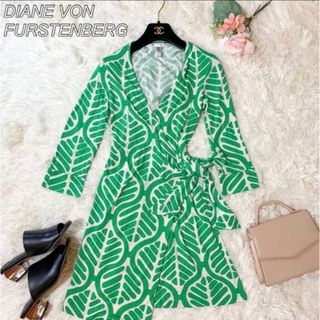 ダイアンフォンファステンバーグ(DIANE von FURSTENBERG)のDVF ワンピース(ひざ丈ワンピース)