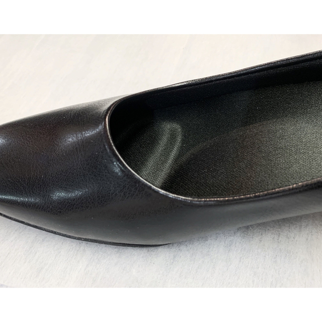 Romeo Valentino Plusパンプス 黒ブラック23cmレディース