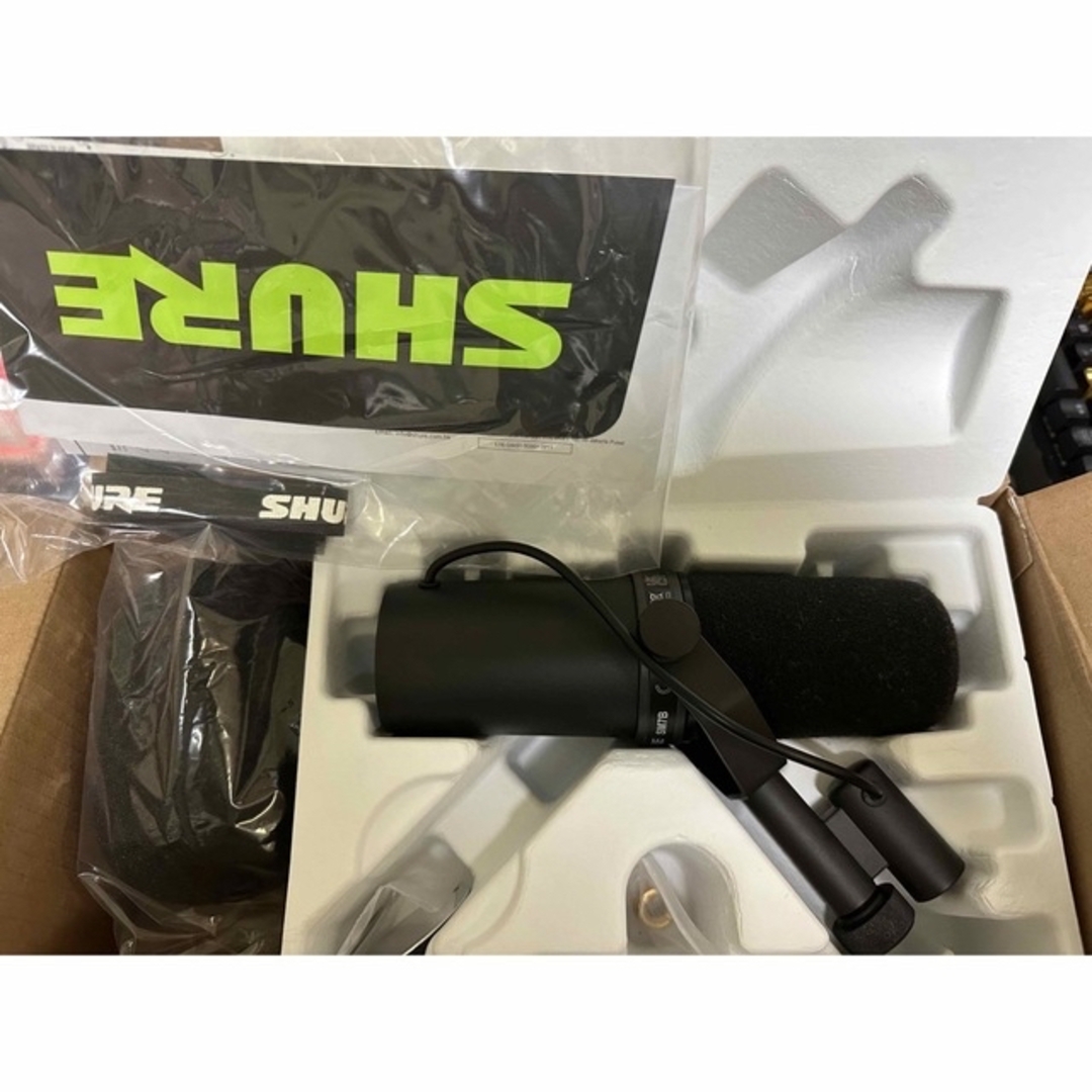 SHURE 単一指向性ダイナミック型マイクロホン SM7B マイク-
