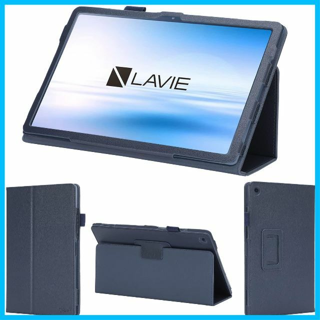 【色: ダークブルー】wisers LAVIE T10 タブレットケース (ダー