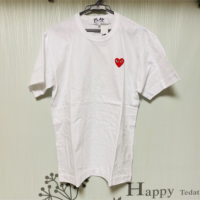 COMME des GARCONS(コムデギャルソン)の【即発】COMME des GARCONS ハートロゴ カットソー メンズ メンズのトップス(Tシャツ/カットソー(半袖/袖なし))の商品写真