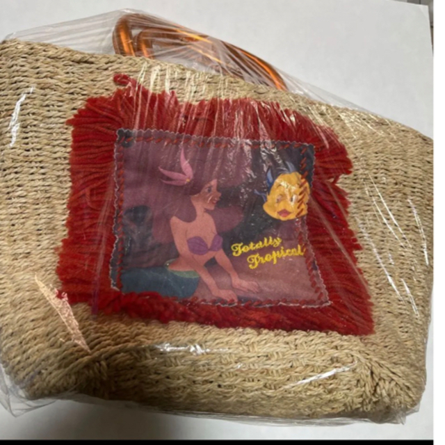 Disney(ディズニー)の限定‼️アコモデ ディズニー フリンジフレーム バスケット レディースのバッグ(かごバッグ/ストローバッグ)の商品写真