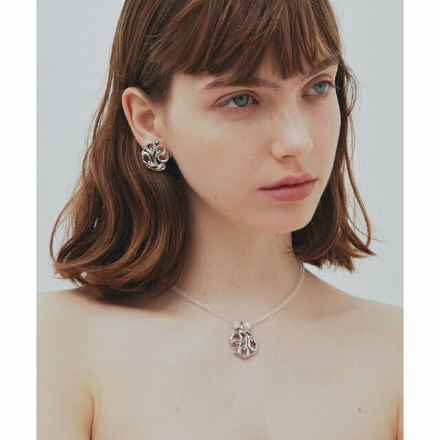 URBAN RESEARCH(アーバンリサーチ)の【silver】IRIS47 ginger crystal necklace レディースのアクセサリー(ネックレス)の商品写真