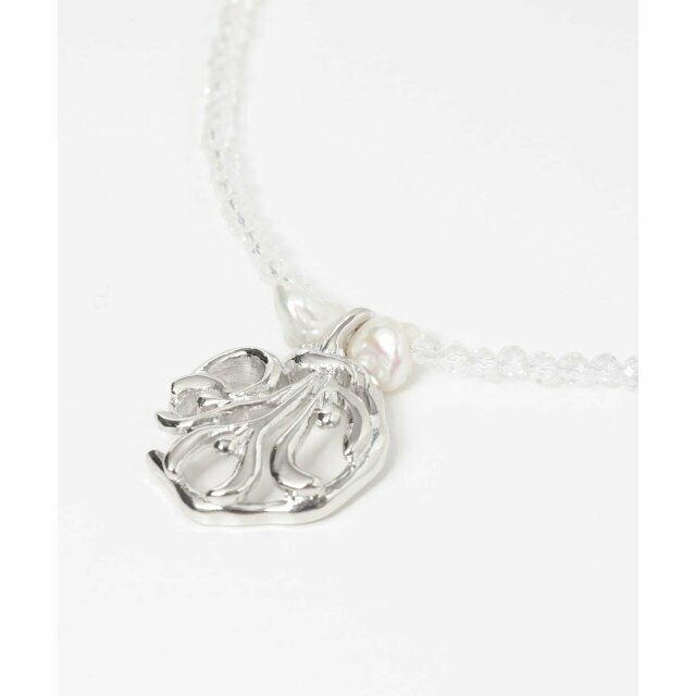 URBAN RESEARCH(アーバンリサーチ)の【silver】IRIS47 ginger crystal necklace レディースのアクセサリー(ネックレス)の商品写真