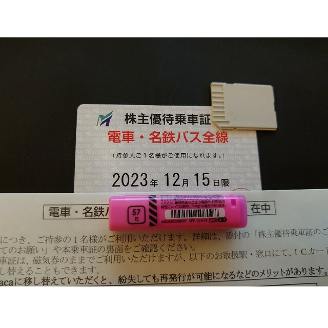 最新 名鉄 株主優待乗車証 電車名鉄バス全線 定期 名義選択可 クーポン可