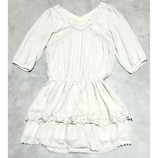 マーキュリーデュオ プリーツ ミニワンピース(レディース)(レース)の