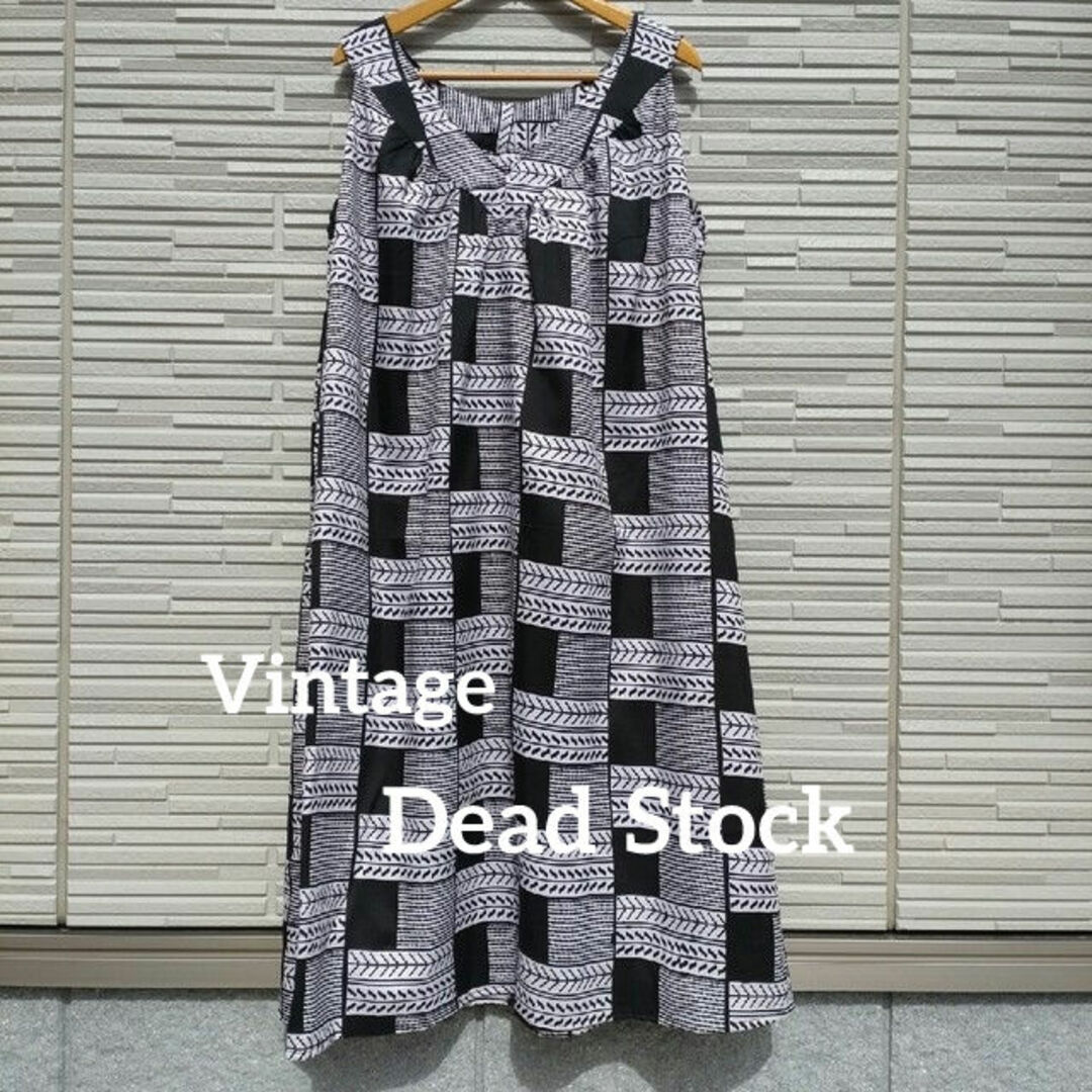 【Vintage・未使用】AFRICAN BATIC COTTON DRESS