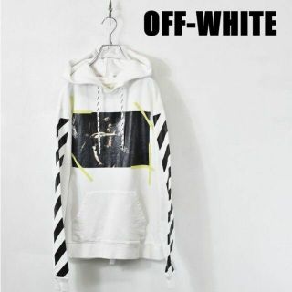 オフホワイト(OFF-WHITE)のMN BH0012 OFF-WHITE オフホワイト メンズ グラフィック ロゴ(パーカー)