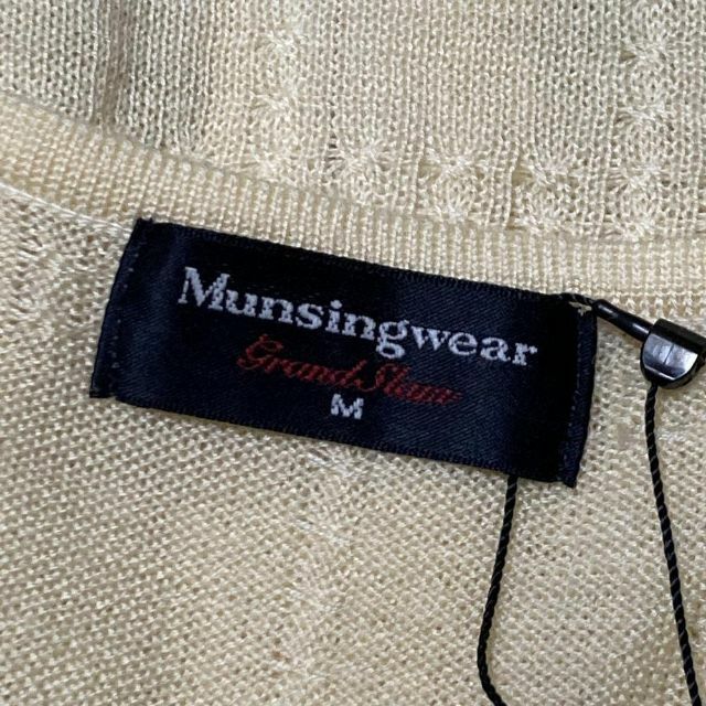 Munsingwear(マンシングウェア)の【GOLFウェア】未使用 Munsingwear サマーニット ベスト Mサイズ スポーツ/アウトドアのゴルフ(ウエア)の商品写真