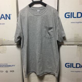 ギルタン(GILDAN)のGILDANギルダン☆半袖無地Tシャツ☆ポケット付き☆スポーツグレー2XLサイズ(Tシャツ/カットソー(半袖/袖なし))