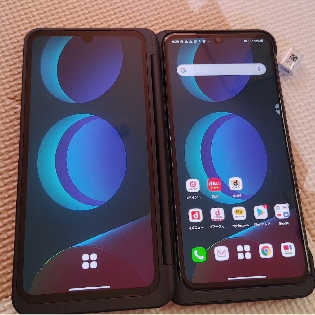 SIMフリーLG V60 ThinQ 5G L-51A Dual Screen-