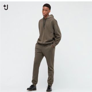 ユニクロ(UNIQLO)のUNIQLO×+J ドライスウェットパンツ オリーブ サイズS 445159(その他)