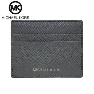 マイケルコース(Michael Kors)のマイケルコース カードケース 36U9LHRD1L HARRISON GREY(名刺入れ/定期入れ)