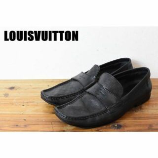 ルイヴィトン(LOUIS VUITTON)のMN BH0015 高級 LOUIS VUITTON ルイヴィトン 総柄 ロゴ(スリッポン/モカシン)