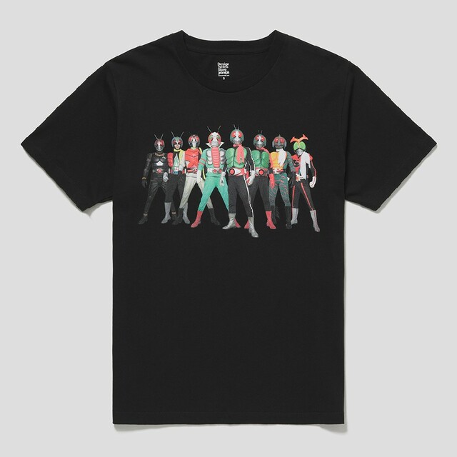 Design Tshirts Store graniph(グラニフ)の新品未使用！グラニフ 仮面ライダー 集合 メンズ Tシャツ Mサイズ メンズのトップス(Tシャツ/カットソー(半袖/袖なし))の商品写真