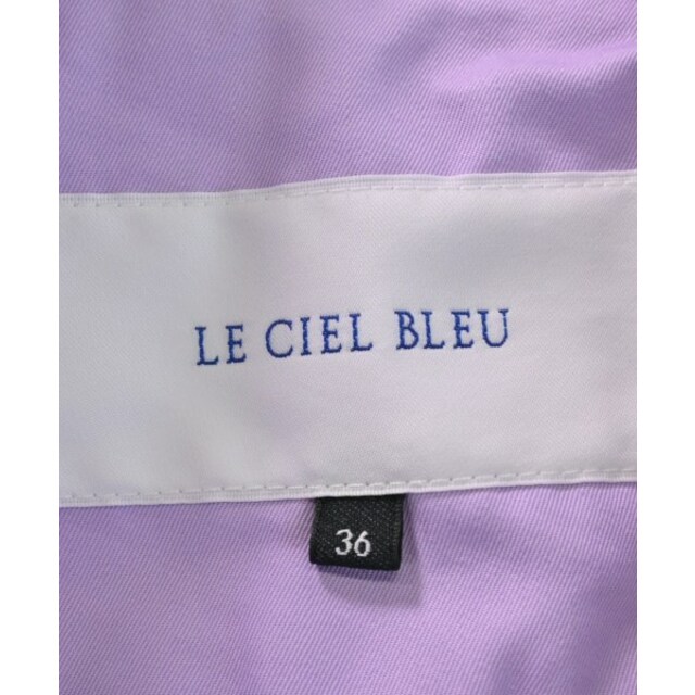 LE CIEL BLEU(ルシェルブルー)のLE CIEL BLEU ルシェルブルー ステンカラーコート 36(S位) 紫 【古着】【中古】 レディースのジャケット/アウター(その他)の商品写真