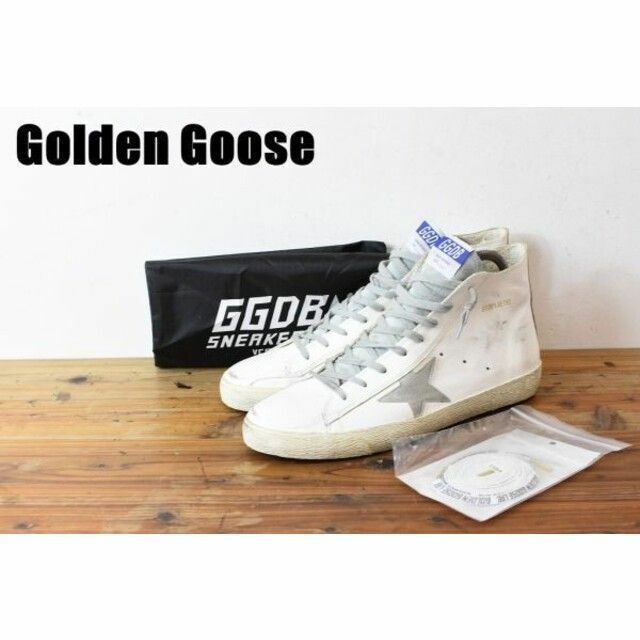 MN BH0019 Golden Goose Francy ハイカット