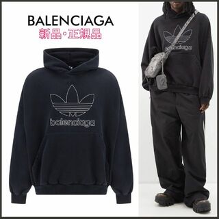 Balenciaga - 【新品・正規品】 BALENCIAGA Adidas ロゴ パーカー