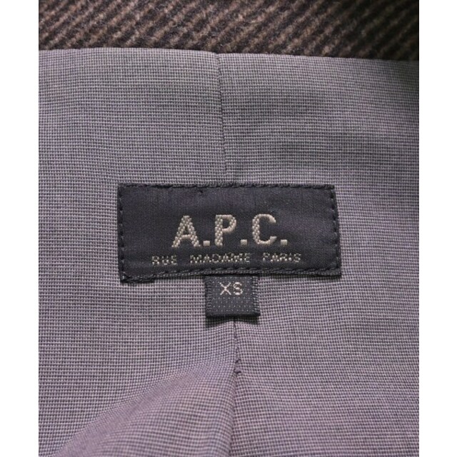 A.P.C. アーペーセー ピーコート XS 茶 【古着】【中古】 メンズのジャケット/アウター(ピーコート)の商品写真