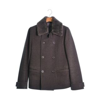 A.P.C. アーペーセー ピーコート XS 茶 【古着】【中古】(ピーコート)