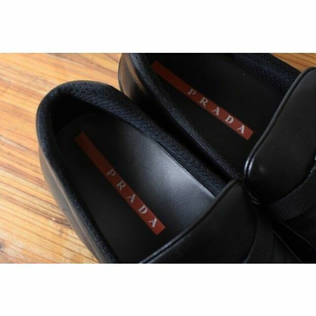 PRADA(プラダ)のMN BH0026 PRADA SPORT プラダ オールレザー 金具 メンズの靴/シューズ(スリッポン/モカシン)の商品写真