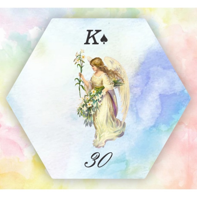 ✨超希少✨天使が描かれたレアな六角形のルノルマンカード ！オラクルカード 6
