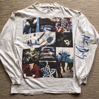 ヴィンテージ90s U2 アクトンベイビーツアー　超レアロングスリーブTシャツ(Tシャツ/カットソー(七分/長袖))