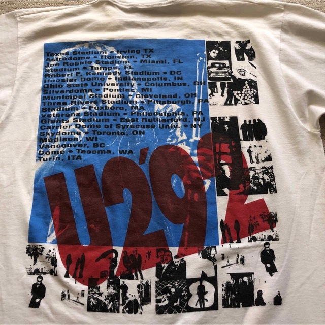 ヴィンテージ90s U2 アクトンベイビーツアー　両面プリント　ブート　Tシャツ