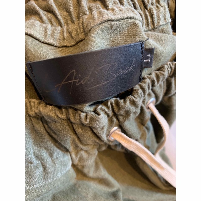 極美品 laid back us military テント サルエル パンツL