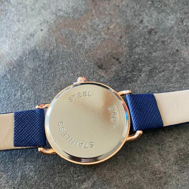 新作】レディース 腕時計 ブルー ゴールド ブレスレット 付き moon 月の通販 by Belloshop's shop｜ラクマ