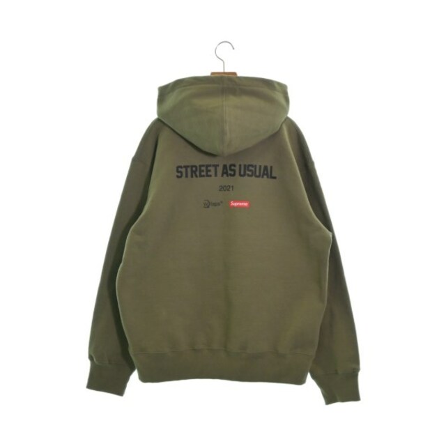 Supreme - Supreme シュプリーム パーカー M カーキ 【古着】【中古 ...