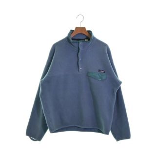 パタゴニア(patagonia)のpatagonia パタゴニア スウェット L 青系 【古着】【中古】(スウェット)