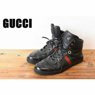 グッチ(Gucci)のMN BI0017 高級 GUCCI グッチ メンズ レザー シェリーライン(スニーカー)